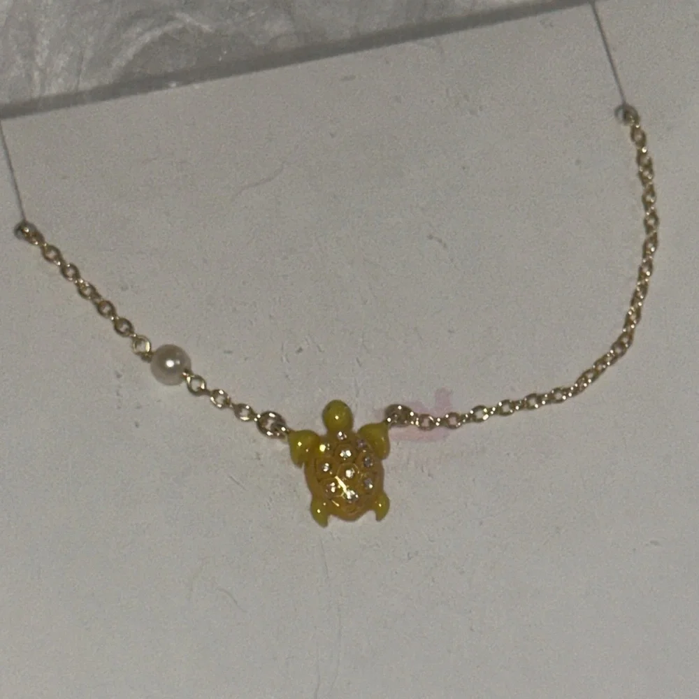 Charming Gold Turtle Pendant Necklace for Kids 14K Plated Hypoallergenic